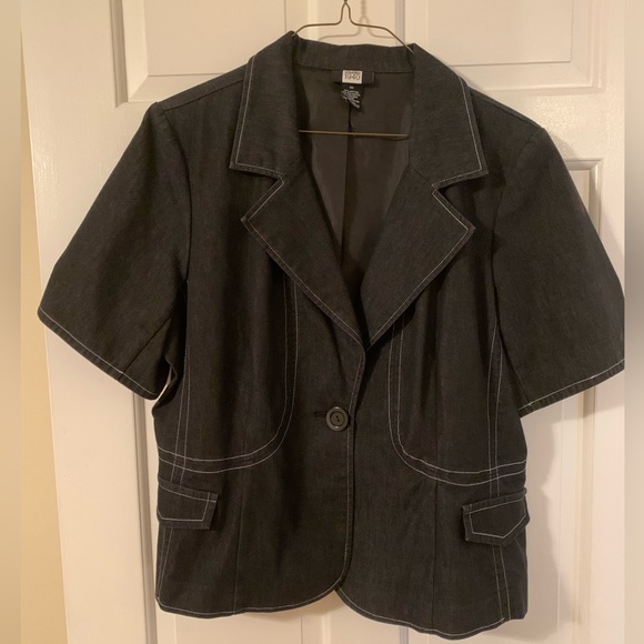 Studio 1940 short sleeve blazer jacket - Picture 1 of 6